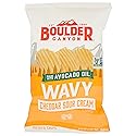 BOULDER CANYON Wavy Cheddar Sour Cream Potato Chips, 5.5 OZ