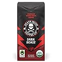 Death Wish Coffee, Organic and Fair Trade Dark Roast Whole Bean Coffee, 16 oz