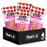 That’s it. Fruitola Fruit Granola - Strawberry, 12g Plant-Based Protein, 5g Fiber from Fruit, 100% Real Fruits, Only 4 Ingredients, Zero Added Sugar