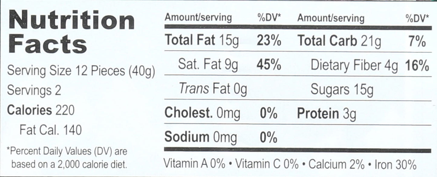 Equal Exchange Organic Dark Chocolate Mint Crunch 80g, 2.8 oz