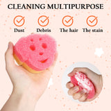 3 Pack Cute Dog Dish Sponge, Dual-Sided Cleaning Reusable Scrubbing Sponges for Dishes, Kitchen Accessories Dishwashing Sponge Scrubbers Kitchen