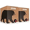 Wandering Bear Extra Strong Organic Cold Brew Coffee On Tap, Straight Black, 128 fl oz (1 gallon) - 2 Pack - Smooth, Unsweetened, Shelf-Stable