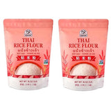 52USA Thai Rice Flour 32 Ounce (Basic), 2 Pound (Pack of 2), Rice Flour for Baking or Cooking, Product of Thailand, All Natural White Rice Flour