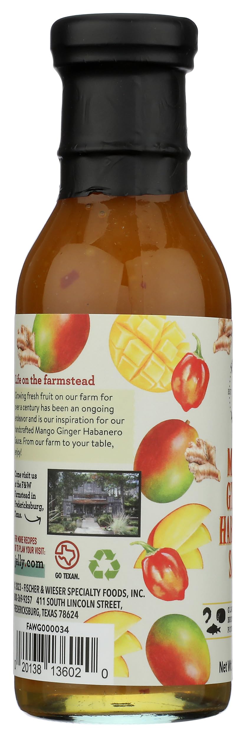 Fischer & Wieser, Spread Mango Ginger Habanero, 15.75 Ounce
