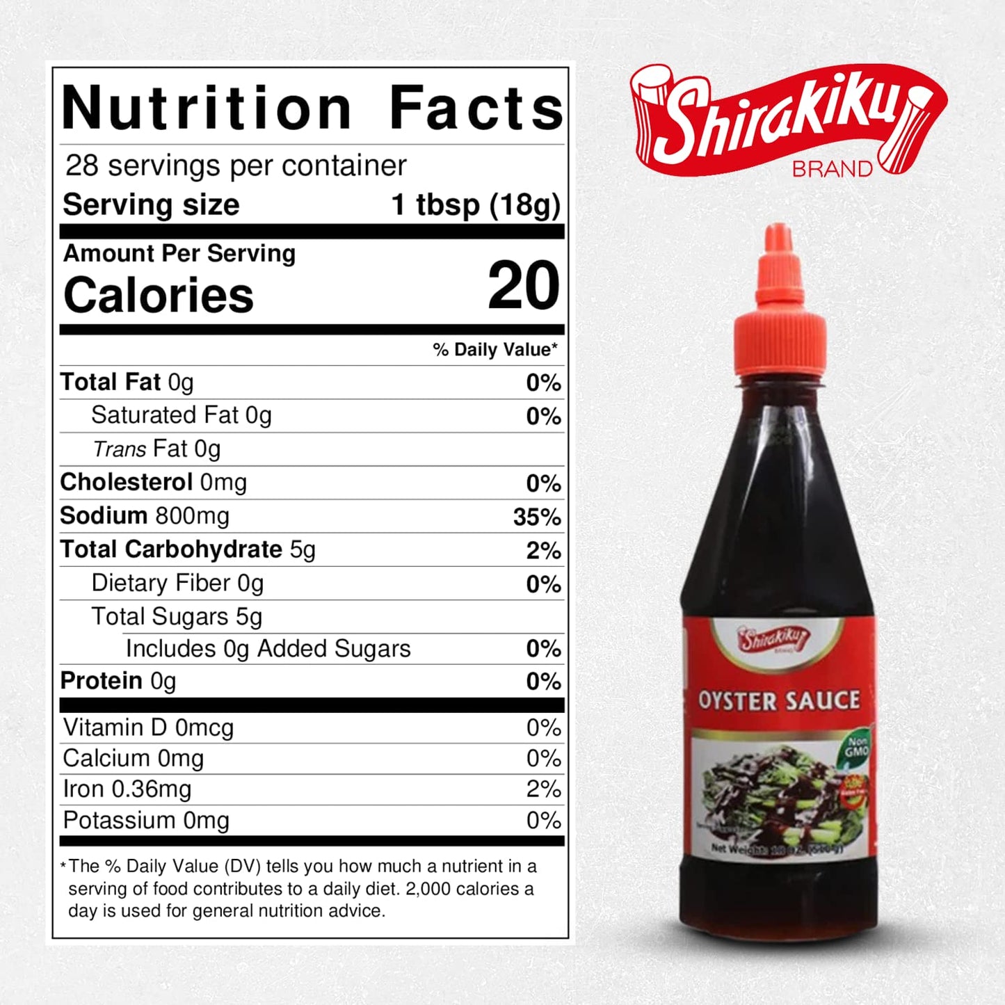 Shirakiku Oyster Sauce | Sweet and Savory Authentic Sauce for Asian Cuisine and Instant Umami Taste, Perfect for Cooking and Dipping | Natural Liquor