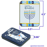 Iconikal Gift Card Tins, Hanukkah, 6-Pack