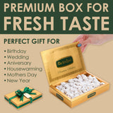 Turkish Delight with Pistachios - Traditional Lokum Candy Box, Authentic Turkish Sweets, Gourmet Arabic Dessert, Delicias Turcas, 17.6 oz (500g)