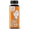 Date Lady Organic Date Syrup 18 oz Squeeze Bottle | Vegan, Paleo, Gluten-free & Kosher | Sugar Substitute | More Nutrition Than Maple Syrup or Honey