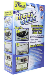 Hurriclean - HC-MO48 Deluxe 3-Pack New and Improved Automatic Toilet Tank Cleaner No Scrubbing