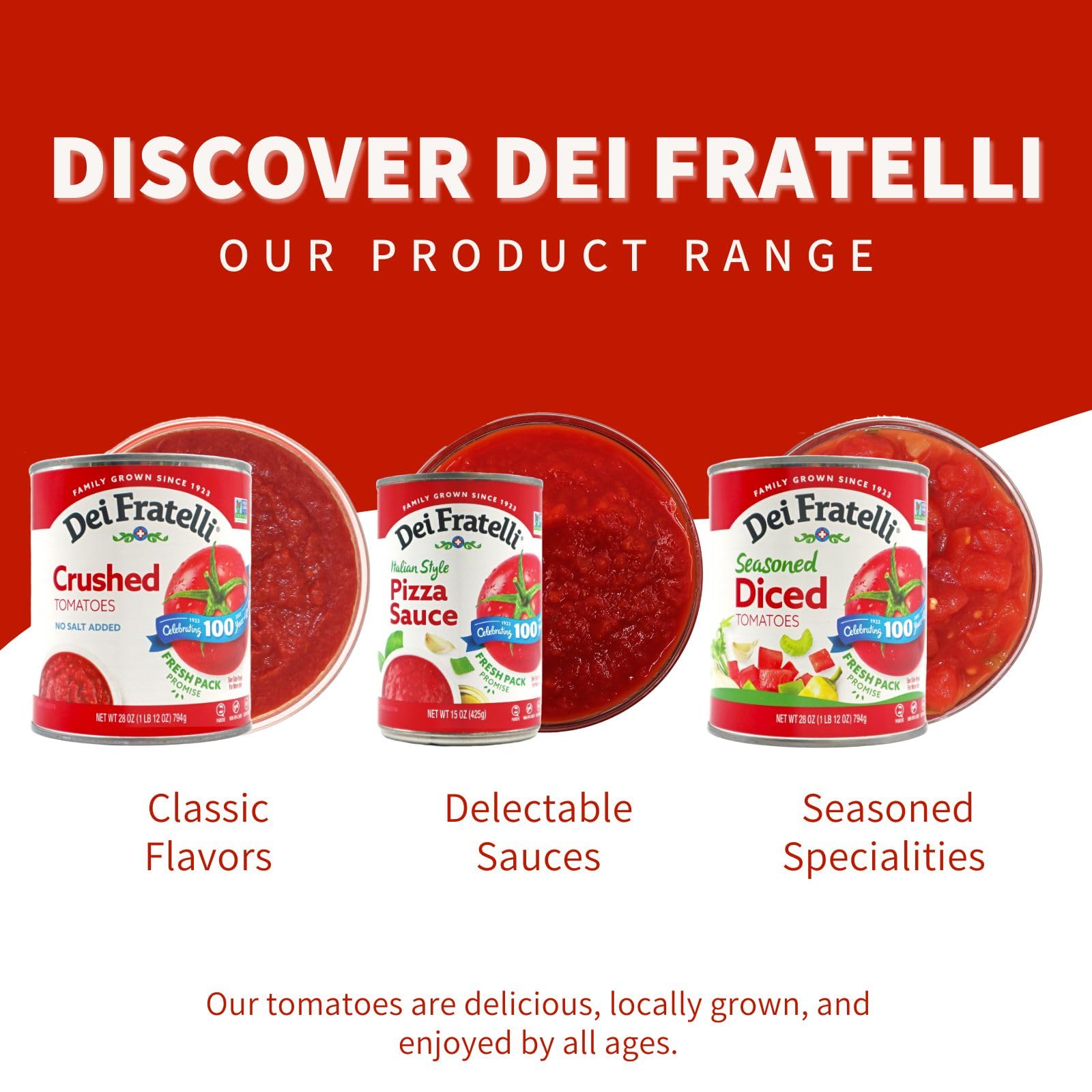Dei Fratelli Diced Tomatoes (28 oz. cans; 12 pack) - 5th Generation Recipe