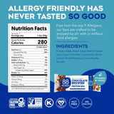 88 Acres Pumpkin Seed Protein Bars, Fudge Brownie, 9 Count, 12g Plant-Based Protein, Gluten Free, Nut Free, School Safe Snack Bar, Vegan, Non-GMO