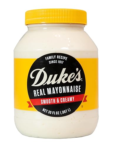 Duke’s Real Mayonnaise Jar - Original Smooth & Creamy Taste, 30 Ounce (Pack of 1)