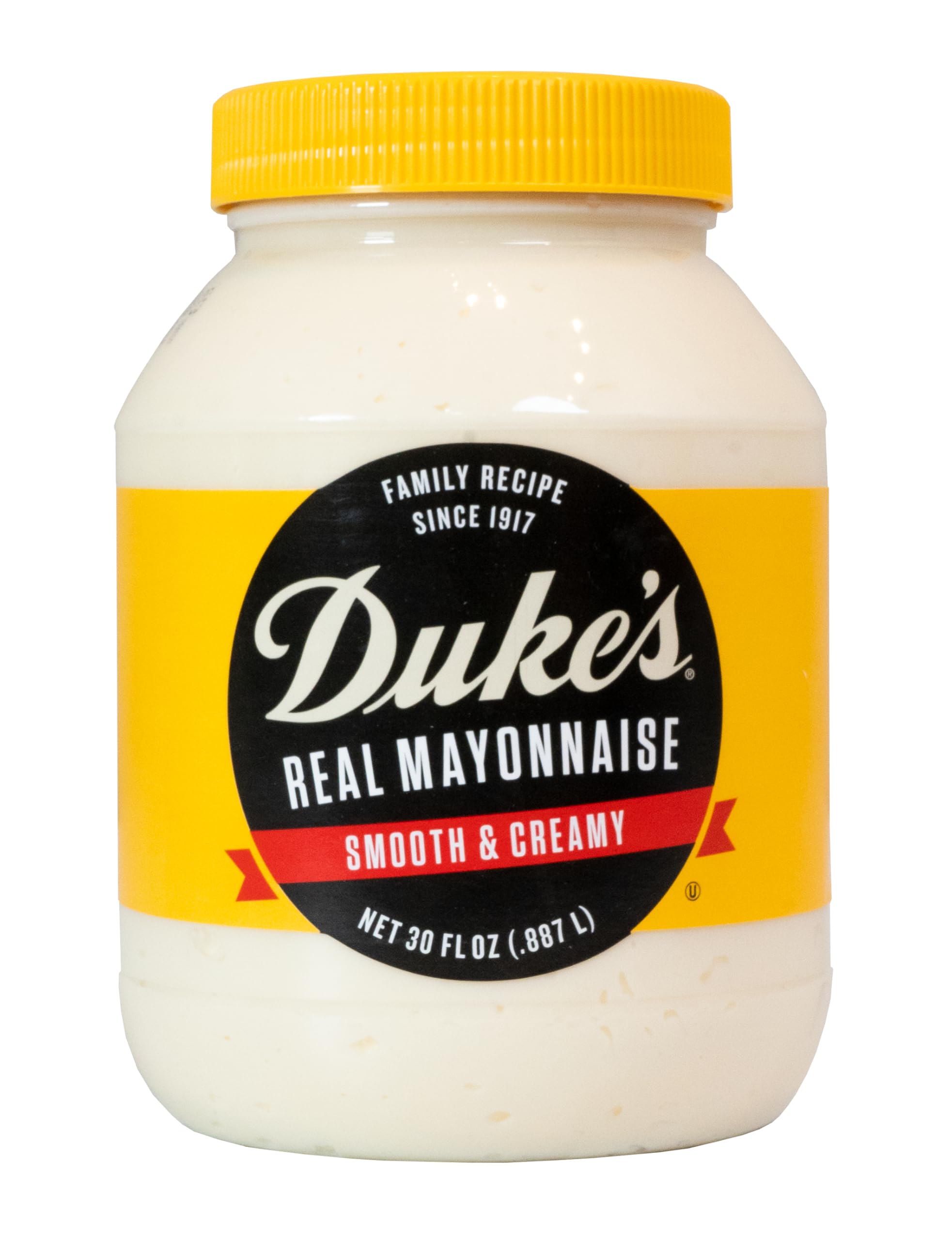 Duke’s Real Mayonnaise Jar - Original Smooth & Creamy Taste, 30 Ounce (Pack of 1)