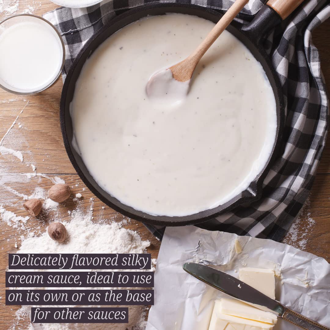 Sterilgarda Italian Béchamel Sauce Ready to Use | 16.9 fl oz (500ml) - Pack of 1