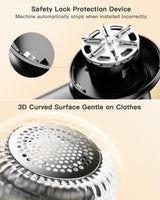 coldSky Rechargeable Fabric Shaver, Lint Shaver with Digital Display, Sweater Shaver with 6-Leaf Blades and Safety Lock, 3-Speeds Defuzzer Remove