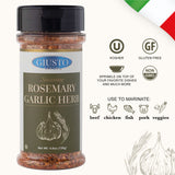 Giusto Sapore Rosemary Garlic Herb Seasoning Bag - Imported from Italy and Family Owned