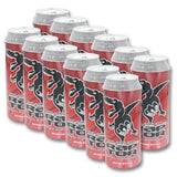 Raptor Energy Drink with Sparkling Fruit Punch Flavor Beverage 16Oz/473ml - Bebida energética Raptor con bebida de sabor a ponche de frutas espumosas