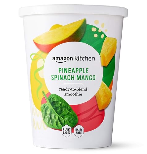 Amazon Kitchen, Pineapple Spinach Mango Smoothie, 7.5 Oz