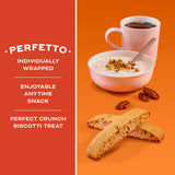 Nonni's Brown Butter Pecan Biscotti, Nutty Pecan Cookie with Rich Browned Butter Flavor, 8 Individually Wrapped Bakery Snacks, 5.52 oz