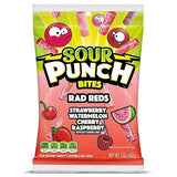 Sour Punch Bites Assorted Ragin' Reds Candy 5 oz. - Case of 12