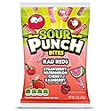 Sour Punch Bites Assorted Ragin' Reds Candy 5 oz. - Case of 12