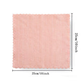 5 Pack Microfiber Kitchen Cloth Dish Towels, Premium Dishcloths, Washing Dishes, Dish Rags Cleaning Cloths with Scrub Side and Poly Scour Side 5 Color