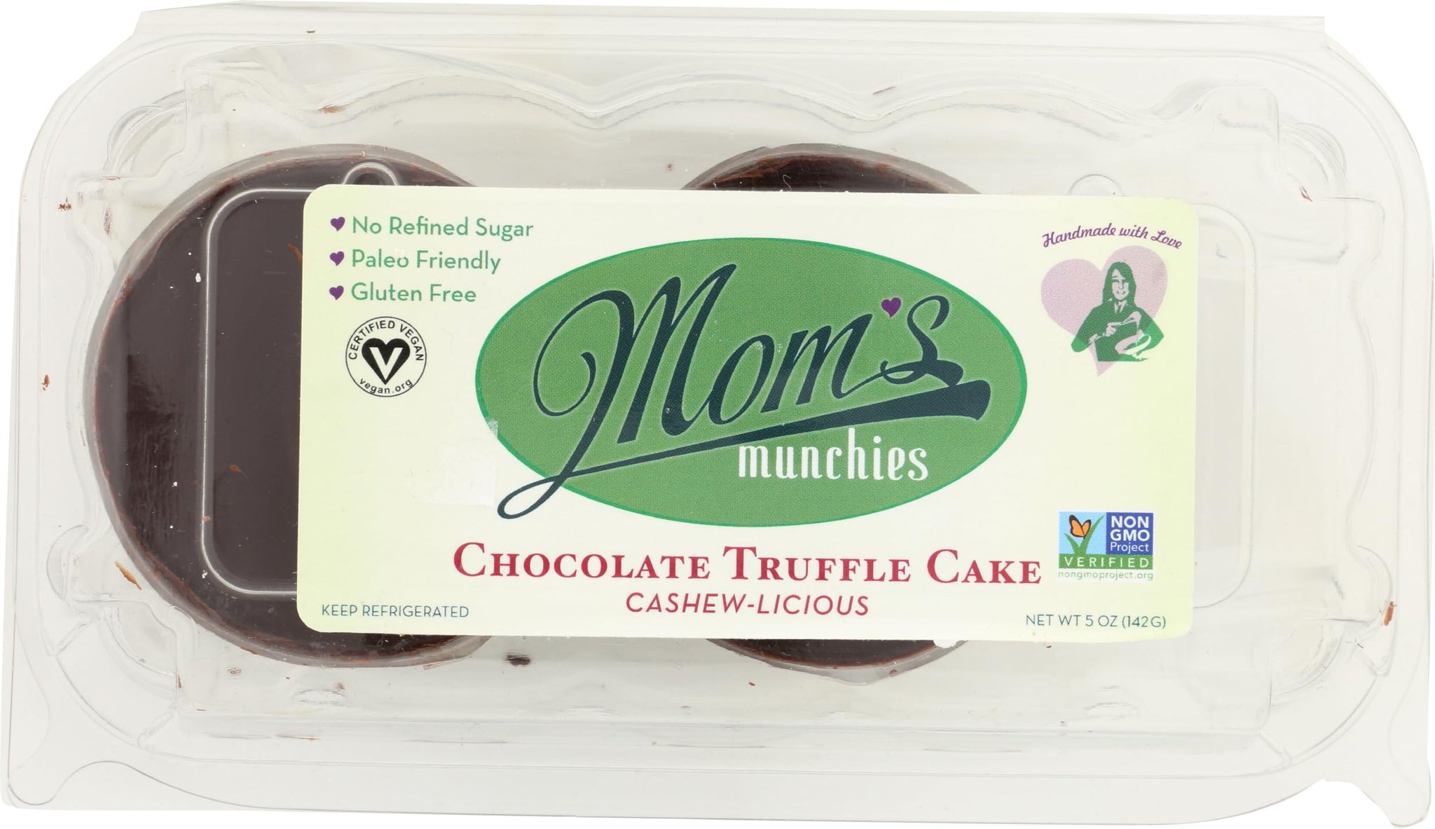 Moms Munchies Mini Chocolate Truffle Cake, 5 OZ