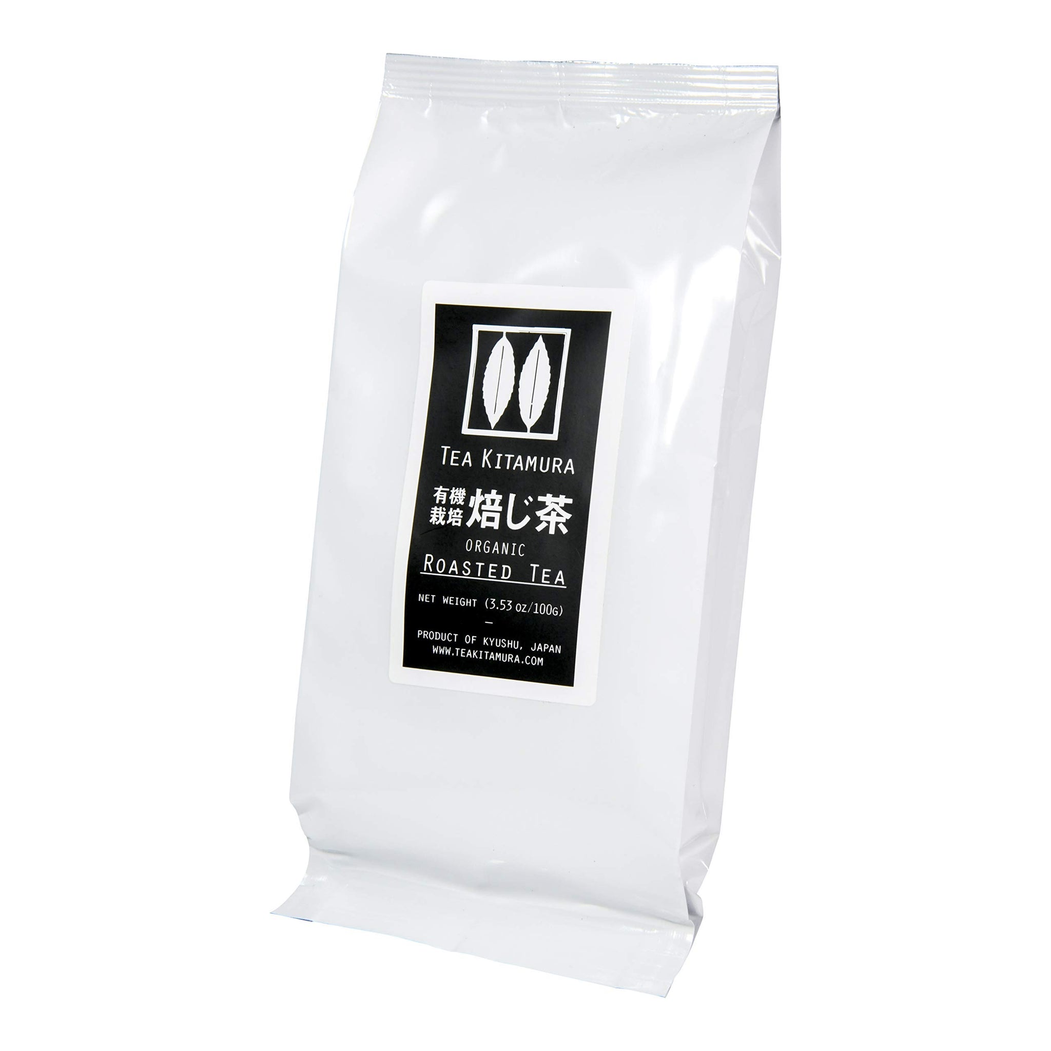 Organic Single-origin Japanese Roasted Tea (Hoji-cha) Loose Leaf 3.52oz (100g) by Tea Kitamura