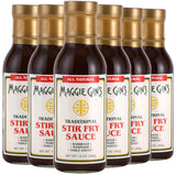 Traditional Stir Fry Sauce | All-Natural | Low Sodium Marinade | 6 x 13 oz. bottles by Maggie Gin