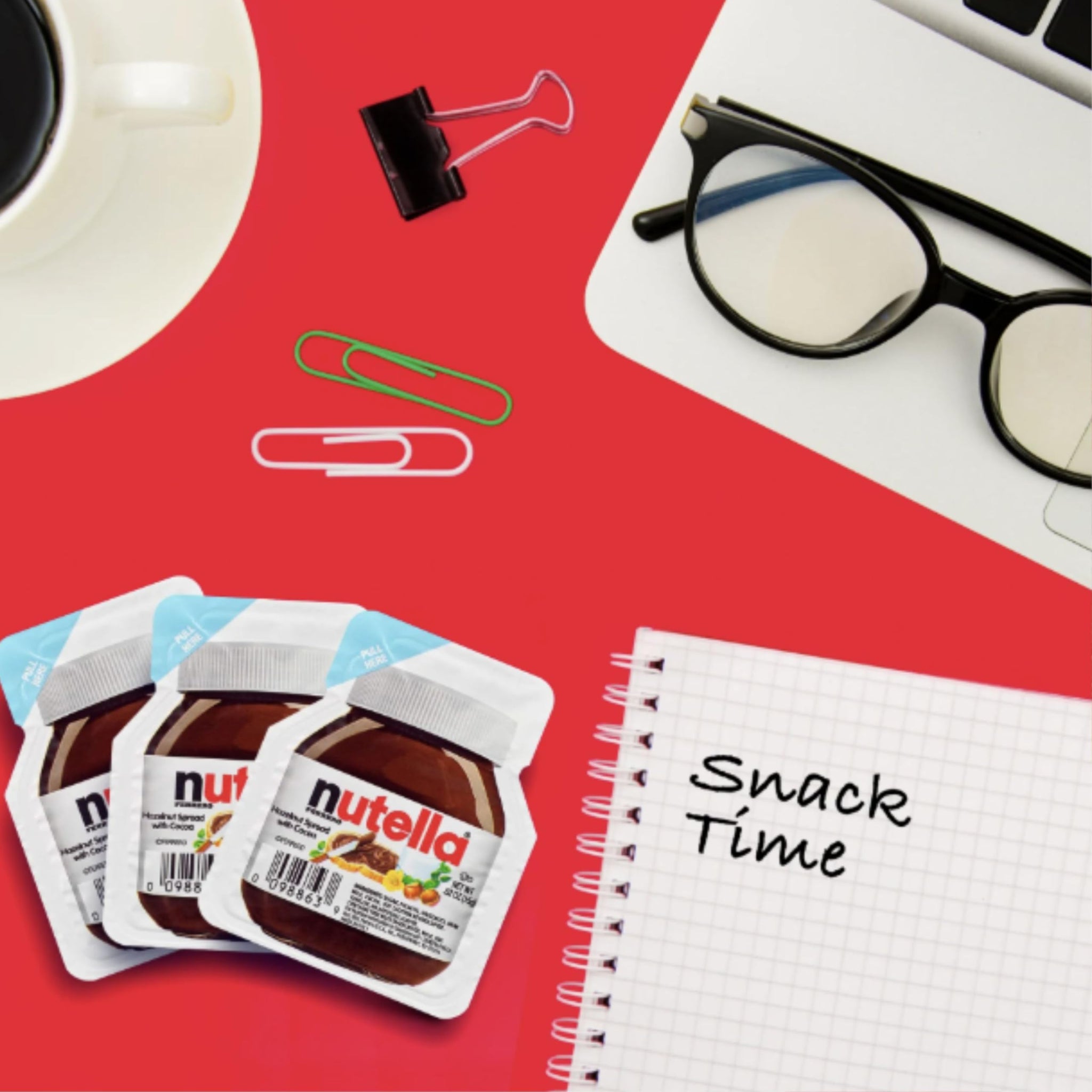 Hazelnut Cocoa Spread Mini Cups, Single-Serve Snack Packs, Portion Control, Individually Sealed, Made in Italy, Pack of 30, 0.52 oz Each - Breakfast
