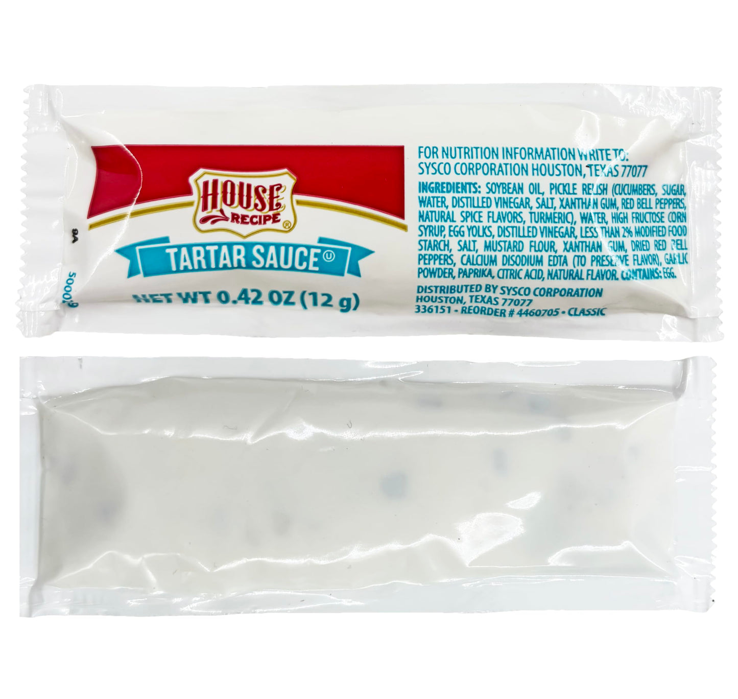 House Recipe Classic Tartar Sauce 12 gram Packets | Takeout Condiment | Kosher | 50 Count