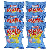 Fruidles Cotton Candy Blue, Pink, Green, and Yellow Party Flavors Supplies Birthday Treats for Kids, Kosher, 2.1oz Bag (6-Pack)