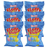 Fruidles Cotton Candy Blue, Pink, Green, and Yellow Party Flavors Supplies Birthday Treats for Kids, Kosher, 2.1oz Bag (6-Pack)