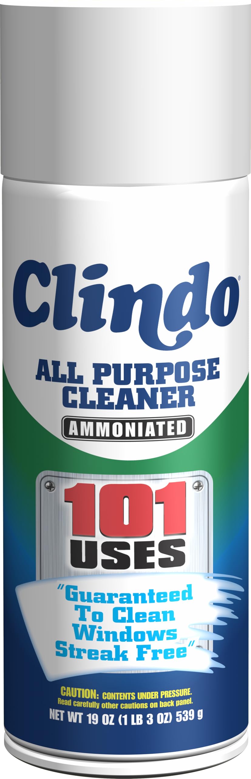 Gold Eagle CLINDO Clindo Indoor Outdoor Window Cleaner Spray Streak-Free All-Purpose Cleaner Ammoniated White 19 Ounce