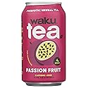 Waku, Tea Prebiotic Herbal Passion Fruit, 12 Fl Oz