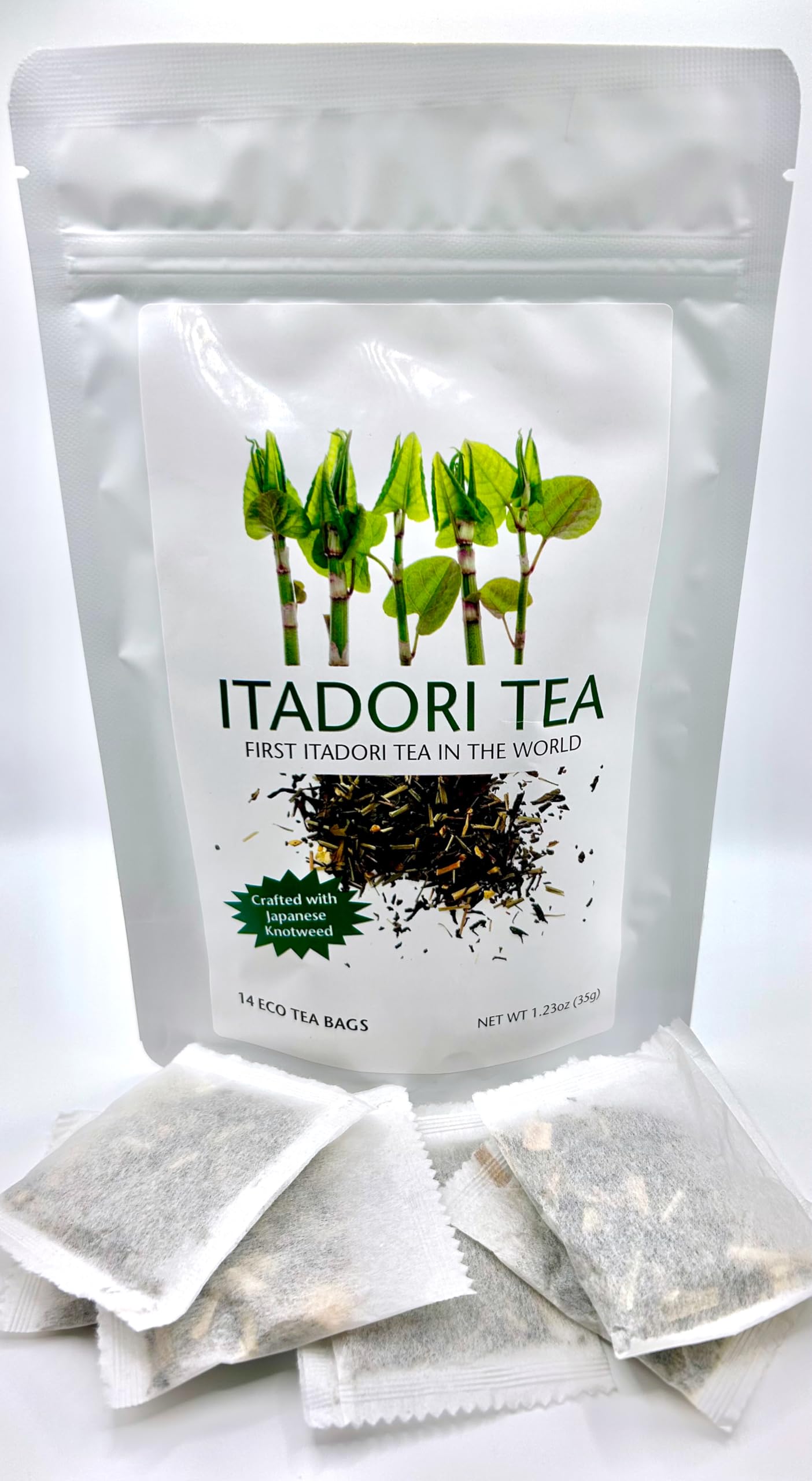 Itadori Tea - Organic Black Tea With Japanese Knotweed For Resveratrol & Immune Support, Antioxidant-Rich, All-Natural Ingredients, 14 Tea Bags