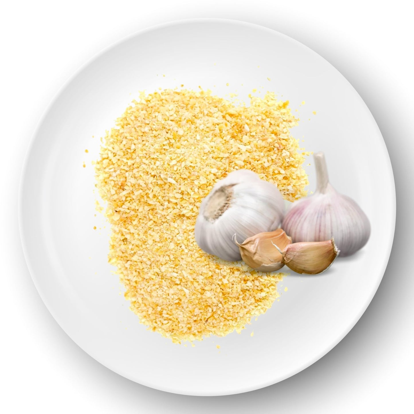 FLAVORIC WHOLESALE Organic Garlic Granules - Bulk 22 lb | USDA Certified Organic, Non-GMO, Kosher Seasoning for Restaurants, Food Service, and Home