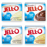 Jello Sugar Free Pudding Mix Instant - Dessert Flavor Variety Pack (8 Flavors) - Fat Free, Sugar Free Jello Pudding Mix & Pie Filling - Includes