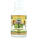 Dynamic Health Organic Noni Juice, 100% Juice No Additives, Immune System Support, Increase Energy, Antioxidant Supplement, Vegan, Gluten Free