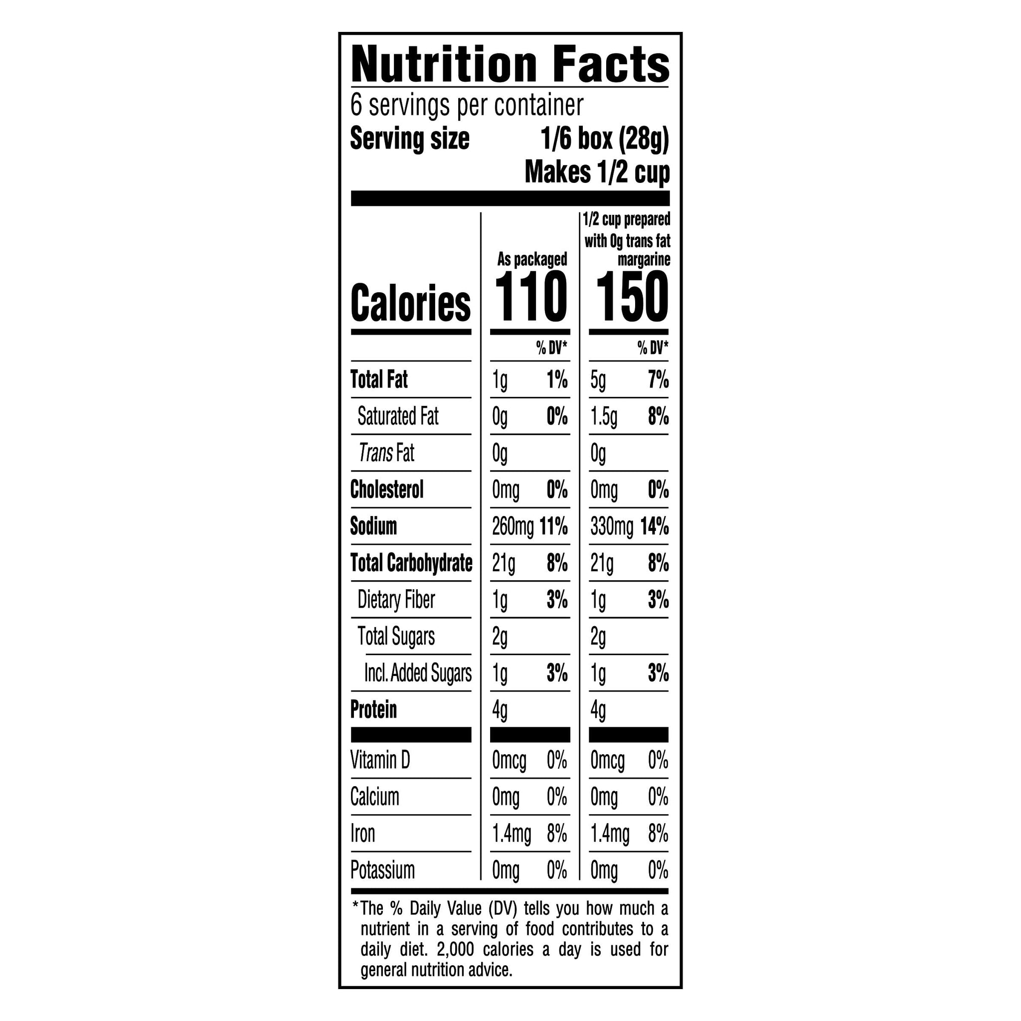 Stove Top Lower Sodium Chicken Stuffing Mix, Instant Side Dish for Chicken and Holiday Meals, Savory Seasoned Bread Stuffing, Ready in 5 Minutes, 6