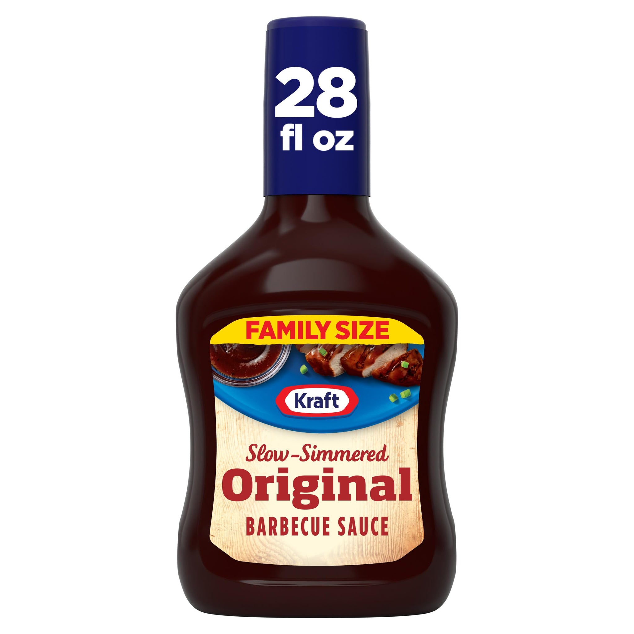 Kraft Original Slow-Simmered Barbecue Sauce Family Size, 28 oz Bottle