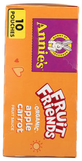 Annie's Fruit Friends Organic Apple Carrot Fruit Sauce 10pk, 32 OZ