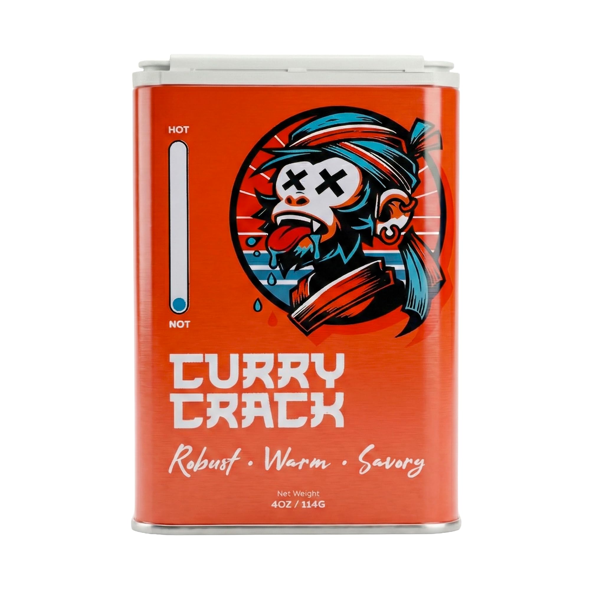 Curry Crack Spice - Golden Curry Seasoning Blend with Turmeric, Cumin, Coriander, Fenugreek & Aromatic Spices - Spicy, Warm Rub for Veggies, Chicken