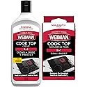 Weiman Ceramic and Glass Cooktop Cleaner - Heavy Duty Cleaner and Polish (10 Ounce Bottle and 3 Scrubbing Pads)