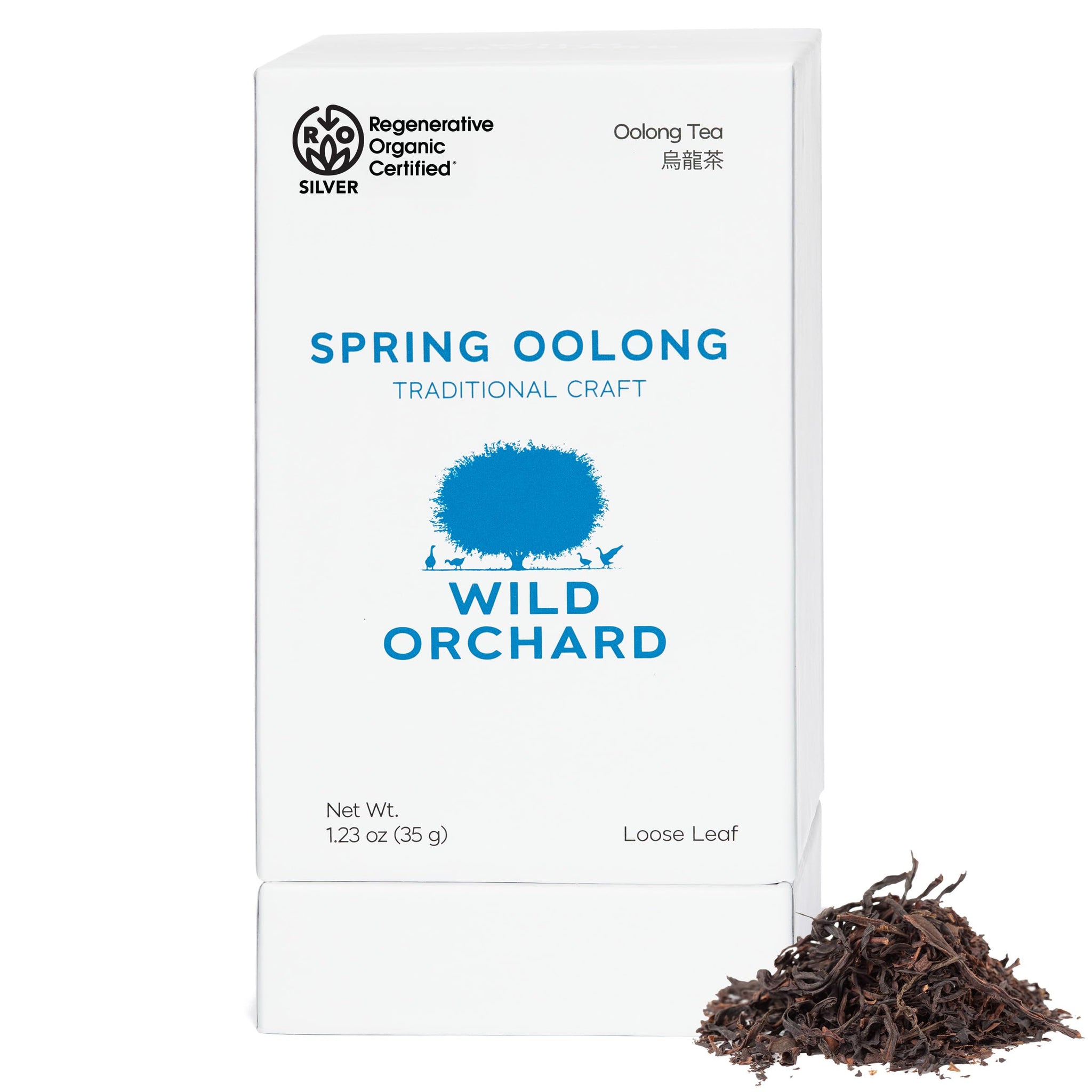Wild Orchard Premium Grade Oolong Tea - 100% Regenerative Organic Certified - Sustainably & Regeneratively Cultivated on Jeju Island in South Korea