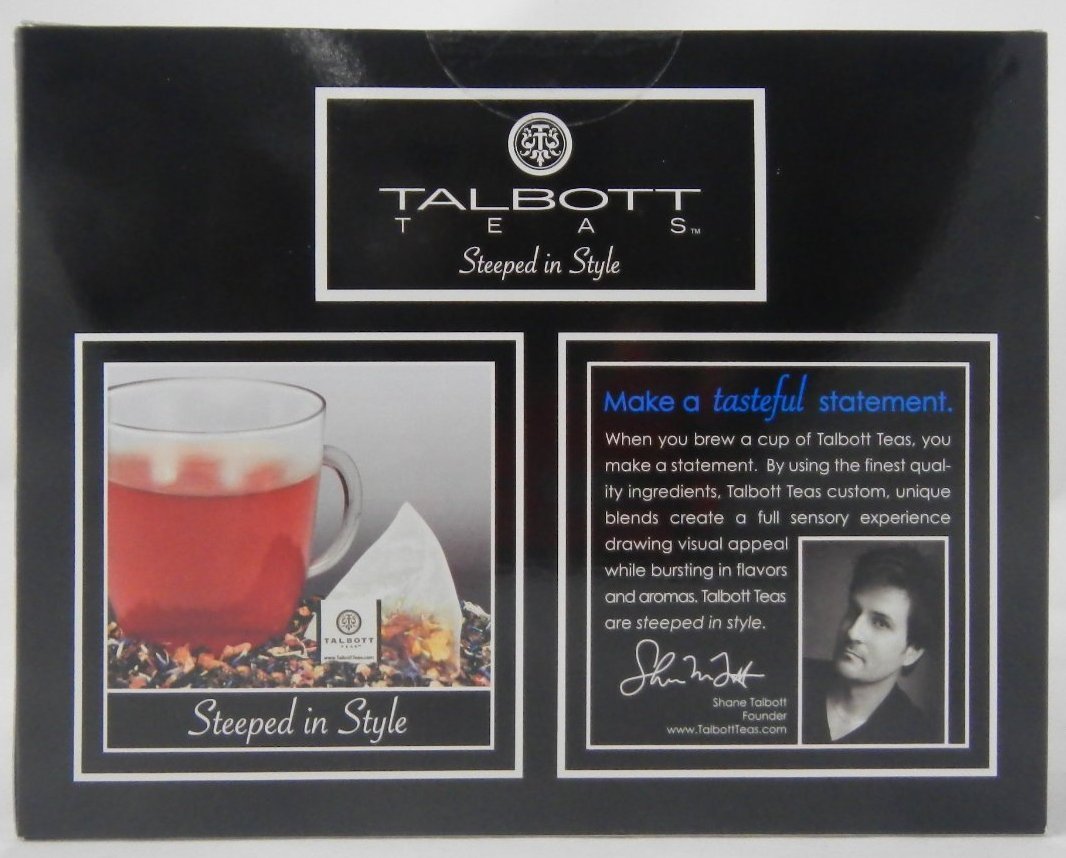 Talbott Tea 36 Luxury Sachets 18 Paris Breakfast 18 Blissful Blueberry