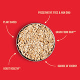 Stoked Oats - Mountain Maple High Protein, Low Sugar Breakfast - Gluten Free, High Fiber, Non GMO Oatmeal - Perfect for overnight oats (11.3oz)