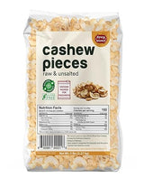 Spicy World Raw Cashew Pieces 80oz (5 LBS) - Natural Bulk Raw & Unsalted Cashews for Cooking, Baking & Topping, Gluten Free, Vegan, Keto, Paleo