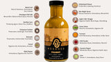 Duo Sauce NuSauce 12oz Bottle (Pineapple Mango and Peanut) Low Calorie Sauces with Premium Ingredients