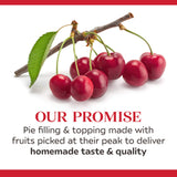 Duncan Hines Wilderness No Sugar Added Pie Filling and Topping, Cherry, 20 Ounce